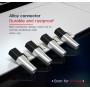 DrPhone NEX Pro - Metalen Splitter - AUX + Laden - Geschikt voor iPhone XS / XR / Max / iPad Pro / Air / Mini 