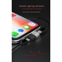 DrPhone NEX Pro2 - Metalen Splitter - 2x Female Lightning - Laden + In-ear earphones - 100% Compatibiliteit IOS - iPhone / iPad