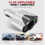 DrPhone CAR3 - 2 Poorten + 1 Sigarettenplug Autolader - Snellader + 2.4A - Auto / Bus - Smartphones / Tablets