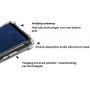 DrPhone Samsung A50 TPU Hoesje - Siliconen Bumper Case met Verstevigde randen – transparant