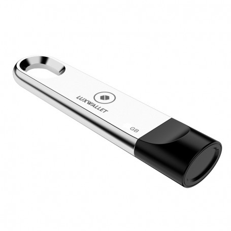 LUXWALLET® XPRO USB Stick - 64GB Stick - USB 3.0 - Metalen USB - Snelle Overdracht - Stootbestendig Design - Zilver