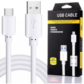 Olesit 3.4A Fast Charge Adapter 2 Poorts + 2.1A High Speed Micro USB Kabel 1.5M - voor o.a Alcatel modellen - Wit