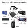 DrPhone 3-in-1 USB Bluetooth 5.0 (EDR) Wireless audiozender / ontvanger adapter voor TV / PC / Auto - Zwart