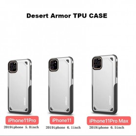 LUXWALLET® iPhone 11 Case - Desert Armor Drop Proof Hoes - Nightfall Black