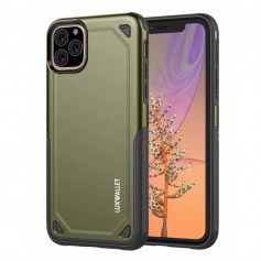 LUXWALLET® iPhone 11 PRO Case - Desert Armor Drop Proof Hoes - Army Green