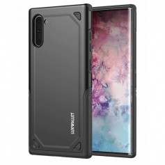 LUXWALLET® Samsung Note 10 Case - Desert Armor Drop Proof Hoes - Nightfall Black