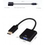 DrPhone DisplayPort naar VGA – 1080p Full HD - 50/60 HZ - Zwart