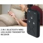 DrPhone 2-in-1 Bluetooth v4.2 zenderontvanger / draadloze 3,5 mm audioadapter - Zwart