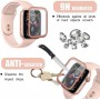 DrPhone Apple Watch 4 (40mm) Full-covered Glas - 0.2mm - Full-covered ( UNIEK TOT AAN DE RANDEN) Rosegold