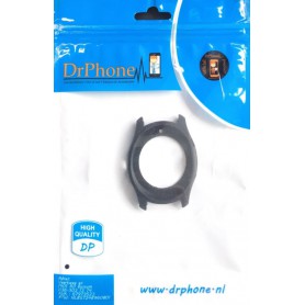 DrPhone Samsung Galaxy Watch 42mm Hoesje - Hoogkwaliteit Siliconen - Schokbestendig - Beschermhoes - Zwart