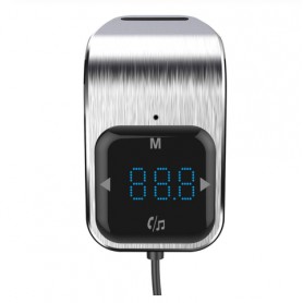 DrPhone BC10 Airvent Bluetooth Auto FM MP3 Transmitter + Handsfree + Dual USB – Micro SD - Touch control