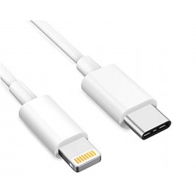 DrPhone LUNAR - USB-C Naar Lightning Kabel - Fast Charge 9V - 50% Sneller Laden - iPad Pro / iPhone 11 / 11 Pro / Max XS