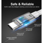 DrPhone LUNAR - USB-C Naar Lightning Kabel - Fast Charge 9V - 50% Sneller Laden - iPad Pro / iPhone 11 / 11 Pro / Max XS