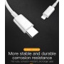 DrPhone LUNAR2 - USB-C Naar Lightning Kabel - 5V - 20% Sneller Laden - iPad Pro / iPhone 11 / 11 Pro / XS Max / XS
