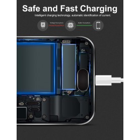 DrPhone LUNAR2 - USB-C Naar Lightning Kabel - 5V - 20% Sneller Laden - iPad Pro / iPhone 11 / 11 Pro / XS Max / XS