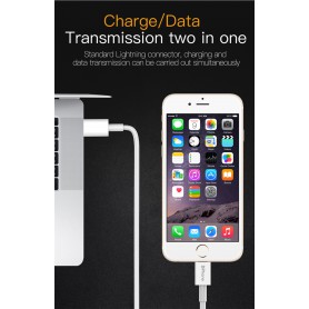 DrPhone LUNAR2 - USB-C Naar Lightning Kabel - 5V - 20% Sneller Laden - iPad Pro / iPhone 11 / 11 Pro / XS Max / XS