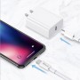 DrPhone LUNAR2 - USB-C Naar Lightning Kabel - 5V - 20% Sneller Laden - iPad Pro / iPhone 11 / 11 Pro / XS Max / XS