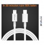 DrPhone LUNAR2 - USB-C Naar Lightning Kabel - 5V - 20% Sneller Laden - iPad Pro / iPhone 11 / 11 Pro / XS Max / XS