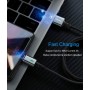 DrPhone iCON Series - Gecertificeerde Oplader - Magnetische 8-Pin iPhone / iPad oplaadkabel + Datakabel - Magnetisch