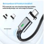 DrPhone iCON Series - Gecertificeerde Oplader - Magnetische 8-Pin iPhone / iPad oplaadkabel + Datakabel - Magnetisch