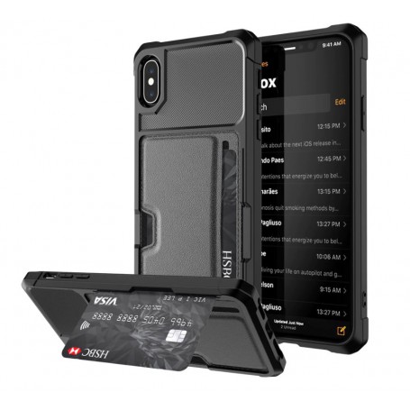 DrPhone XR TPU Armor Case met Verstevigde hoeken & magnetische autohouder ondersteuning -