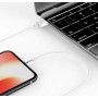 DrPhone® - Gecertificeerde 2 Meter Lightning naar USB kabel - 8-pin Oplaadkabel - Veilig Laden - Voor Apple iPhone / iPad / iPod
