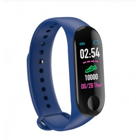 DrPhone® - KidsTime Activity Tracker Smartwatch Horloge voor Kids - Donkerblauw