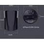 DrPhone SCION-X - Auto Car Fast Wireless Charger Cup – Qi Draadloze Oplader – Voor alle auto’s met een kophouder - Bamboo