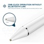 DrPhone Ultima Actieve Stylus Pen - 1.45mm - Magnetisch - ZWART Geschikt voor Apple iPad Pro / Air / Mini - Samsung Tablet