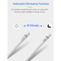 DrPhone Ultima Actieve Stylus Pen - 1.45mm - Magnetisch - ZWART Geschikt voor Apple iPad Pro / Air / Mini - Samsung Tablet