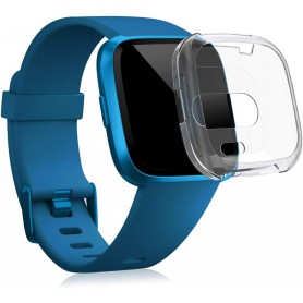 Drphone – Fitbit Versa 1 Gel Hoes – Flexibel – Schokbestendig – Transparant