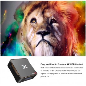 DrPhone Skytech - Android TV Box Mediaspeler - 4G 64GB - Android 8.1 TV Box 2.4G&5G Dual Wifi - Bluetooth 4.2 - Maakt TV Smart