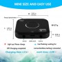 DrPhone AptX Bluetooth 4.2 ontvanger & Auto Bluetooth-audioadapter – NFC -2x Aux 3.5mm & Ingebouwde Mic (handsfree bellen)