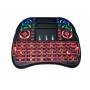 Elementkeyboard - RBG1 - Mini Handheld Toetsenbord + Muis - RBG - Verlichte Toetsen - Geschikt voor o.a. Smart TV / Android / PC