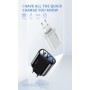 DrPhone - ICON Lader - 36W Charge - 2 Poort Stekker Oplader - USB-C + USB - Power Delivery - Voor Tablet & Smartphone - Wit