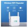 DrPhone WR1 - Wifi Versterker / Range Extender- 300mbps - 2.4Ghz - 30 Meter - High Speed Repeater - Antenne Hotspot - Zwart