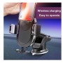 DrPhone QC2 - Qi Wireless Oplader Auto + 2 Poorten Autolader + Micro USB kabel - Telefoon houder - Handsfree Bellen 