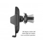 DrPhone QC1 - Wireless charging voor auto - Infrarood - Quick charge - Telefoon houder - Handsfree - Bellen - Qi - Draadloos