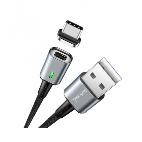 DrPhone iCON Series - Gecertificeerde Qualcomm 3.0 Support - Snellader - Magnetische Type C oplaadkabel + Datakabel -