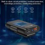 DrPhone 36W 8A 4-poorten Snellader USB QC 3.0 Autolader Voor en Achter – 1.8M Zwart