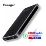 DrPhone Essager X2 – Powerbank – 20000 mAh- Supercharge – Fastcharge – Reizen – Zwart