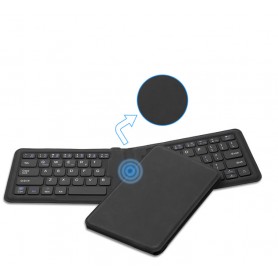 DrPhone AULA1 Mechanisch USB Bedrade Gaming Toetsenbord met Magnetische Polssteun & Bedieningsknop - Blauwe schakelaar