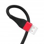DrPhone - ACC02 IQ Smart 2 Poort Lader - 5V 2.4A - 2 USB Poorten + 1 Meter X1 Lightning Apple 8-Pin Kabel - Zwart