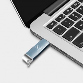 LUXWALLET - XPRO3 - USB 3.0 - 256GB Telescopisch Uitschuifbaar USB-Stick - High Speed Opslag - Grijs