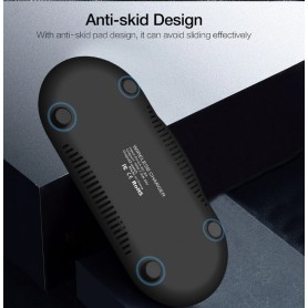 DrPhone Compaq - 2 in 1 Draadloze QI Lader voor o.a. Apple Watch 5 / 4 + iPhone 11 – 10W Lader - Wit