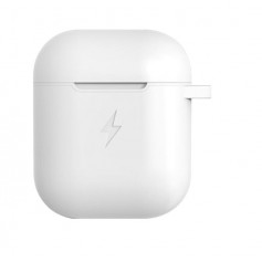 DrPhone PowerCase - Airpods Oplaadcase - Qi Lader - Airpods 1 / 2 - Draadloos Opladen - Wit