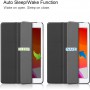 DrPhone Samsung Galaxy Tab S6 10.5 ( SM- T860/865) Smart Tri-Fold Case met Auto Sleep / Wake – Schok & Valbestendig - Zwart