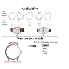 DrPhone Universele Magnetische Milanese Armband - 22mm - 46mm - RVS Horlogeband - Zilver