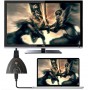 DrPhone 4K2 - HDMI-switch Splitter 3-poorten Pigtail - 4K HDMI-switch - 3-in-1-out met high-speed - Zwart