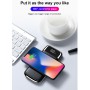 DrPhone PB1 - Smartphone Qi Draadloze Oplader + Power Bank 10000 mah - Powerbank Qi Lader met 2 USB poorten - Wit